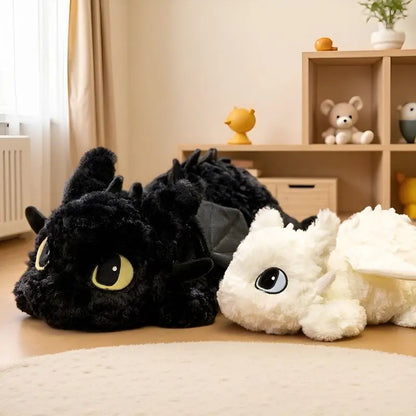 Adorably Little Dragon Doll Stuffed Toothless Plush Toy Simulation Cartoon Anime Sofa Bed Pillow Cushion Kids Xmas Birthday Gift