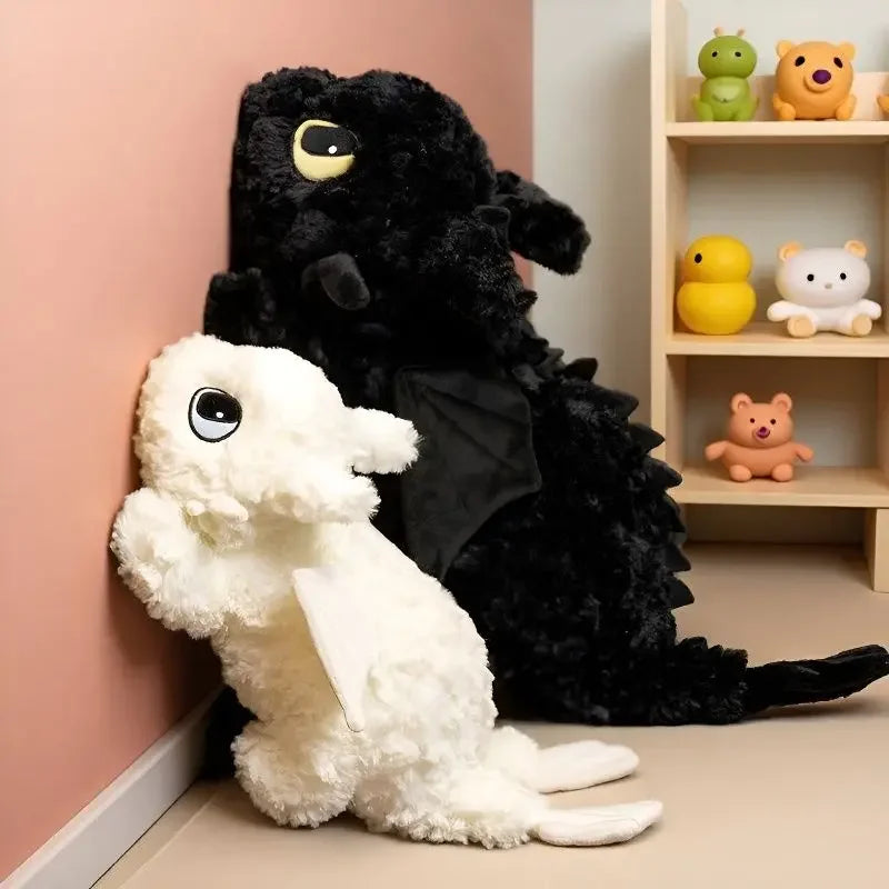 Adorably Little Dragon Doll Stuffed Toothless Plush Toy Simulation Cartoon Anime Sofa Bed Pillow Cushion Kids Xmas Birthday Gift