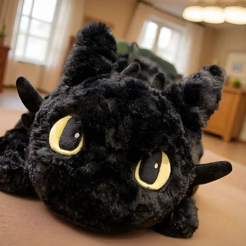 Adorably Little Dragon Doll Stuffed Toothless Plush Toy Simulation Cartoon Anime Sofa Bed Pillow Cushion Kids Xmas Birthday Gift