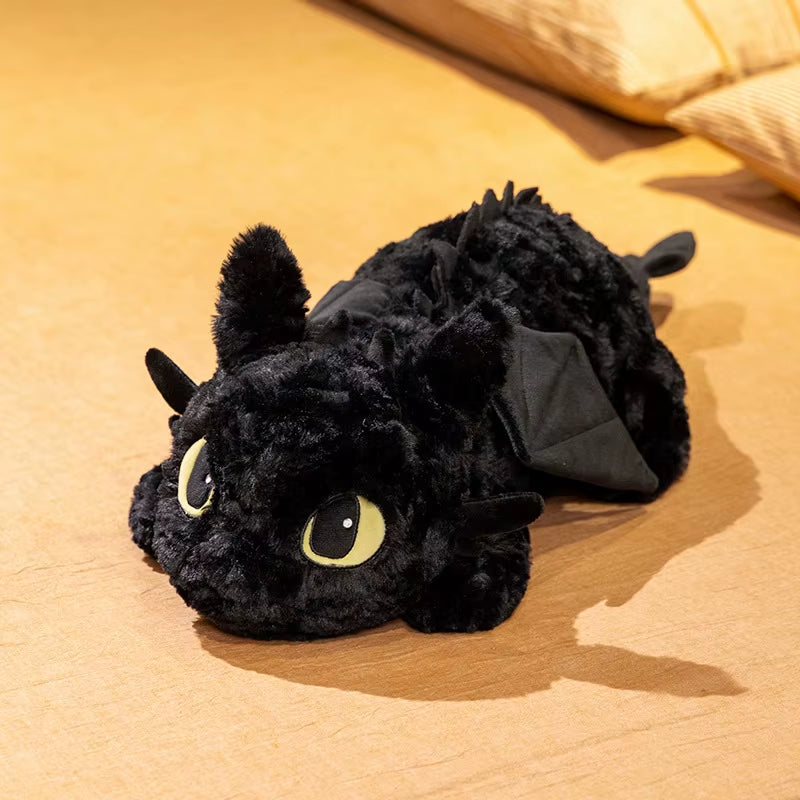 55/70Cm Cute Little Dragon Doll Stuffed Plush Toy Simulation Cartoon Anime Soft Sofa Bed Pillow Cushion Kids Xmas Birthday Gift